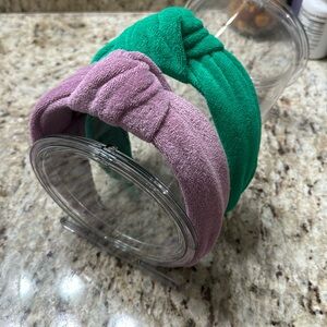 Set of 2 Terrycloth Headbands